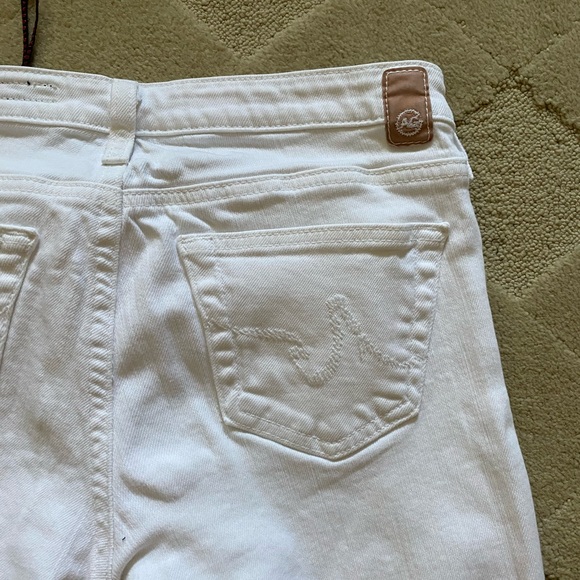 AGdenim Capri white denim pants - Picture 4 of 6